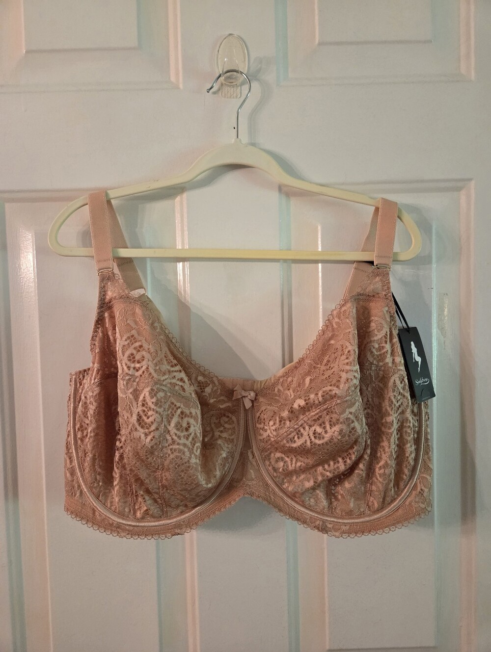 NEW Scupltresse by Panache Estel Lace Full Cup Underwire Bra 9685 Honey (Beige) - Picture 2 of 10